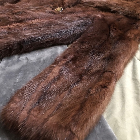VTG Full length Muskrat Fur Size xS/S Fully Lined - Picture 10 of 14